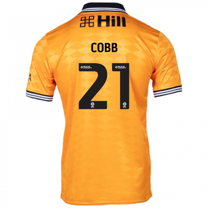 Homem Camisola Serena Cobb #21 Laranja Principal 2024/25 Camisa Brasil