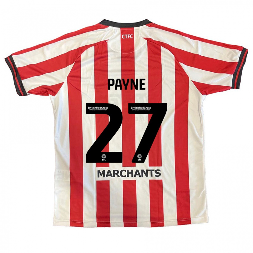 Homem Camisola Lewis Payne #27 Vermelho Branco Principal 2024/25 Camisa Brasil