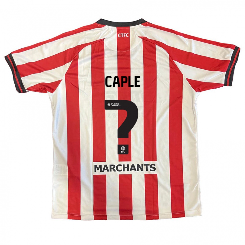 Homem Camisola Charlie Caple #0 Vermelho Branco Principal 2024/25 Camisa Brasil