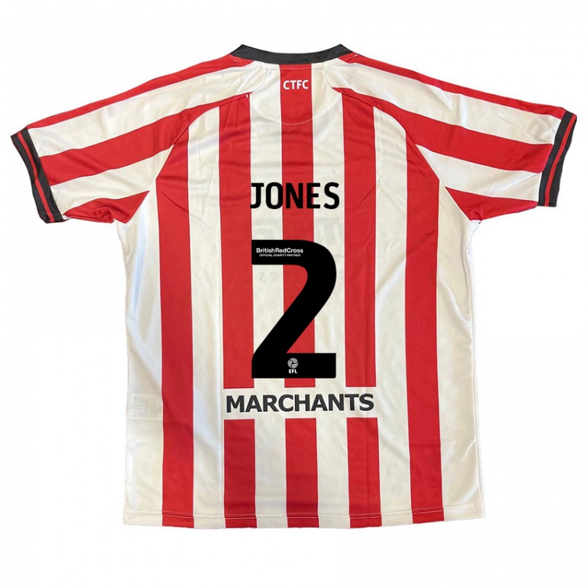 Homem Camisola Courtney Jones #2 Vermelho Branco Principal 2024/25 Camisa Brasil