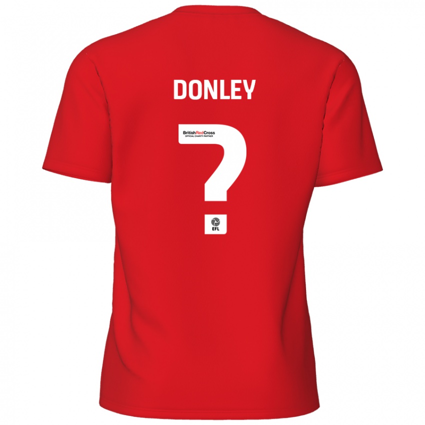 Homem Camisola Jamie Donley #0 Vermelho Principal 2024/25 Camisa Brasil