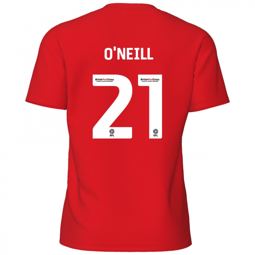 Homem Camisola Ollie O'neill #21 Vermelho Principal 2024/25 Camisa Brasil