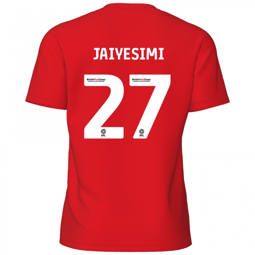 Homem Camisola Diallang Jaiyesimi #27 Vermelho Principal 2024/25 Camisa Brasil