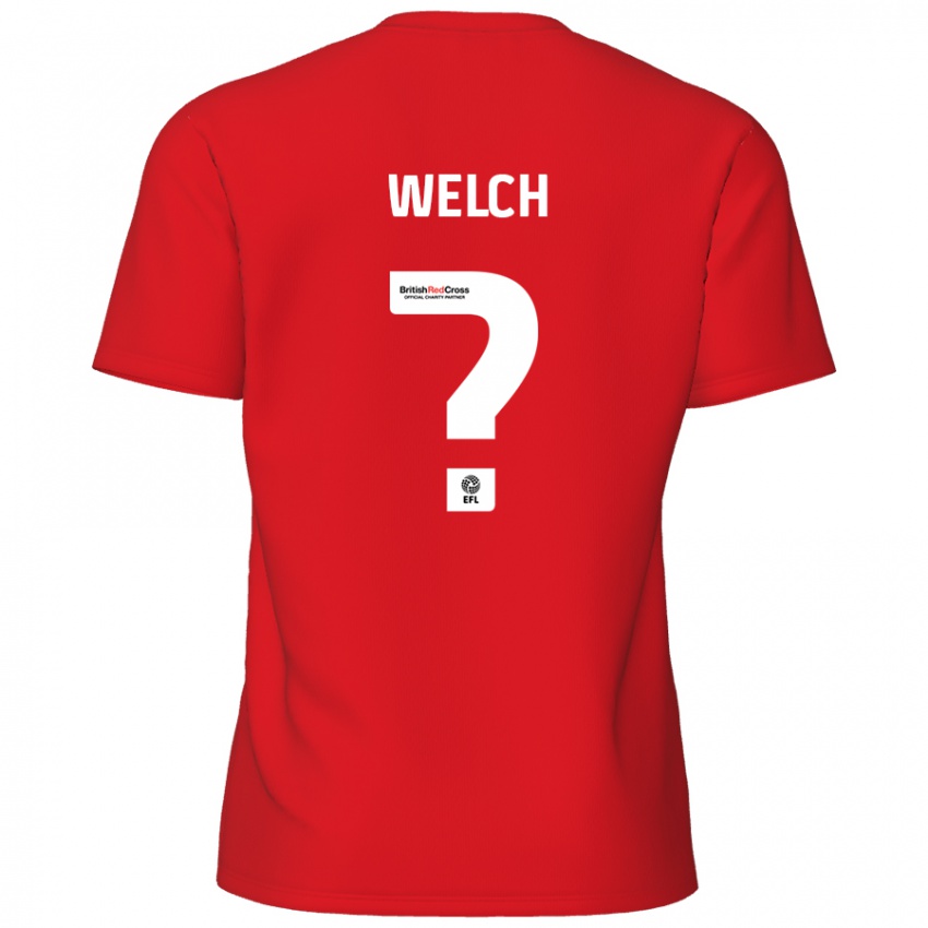 Homem Camisola Makai Welch #0 Vermelho Principal 2024/25 Camisa Brasil