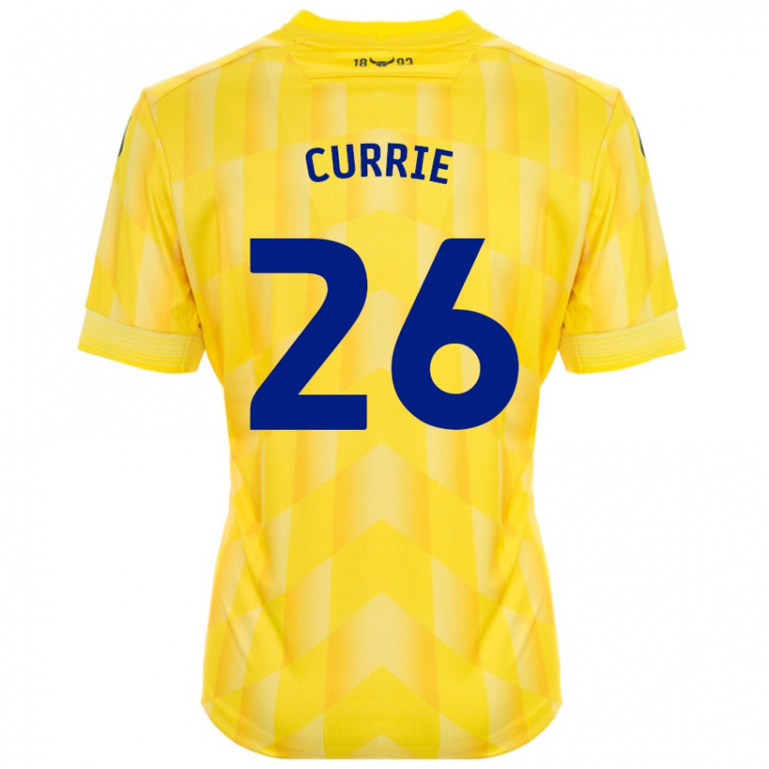 Homem Camisola Jack Currie #26 Amarelo Principal 2024/25 Camisa Brasil