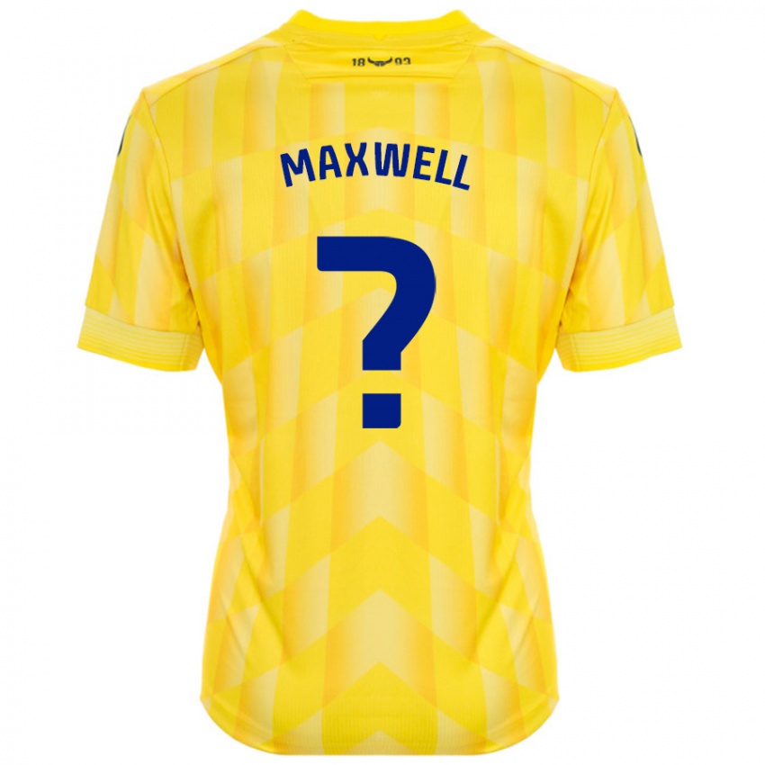 Homem Camisola Rashane Maxwell #0 Amarelo Principal 2024/25 Camisa Brasil