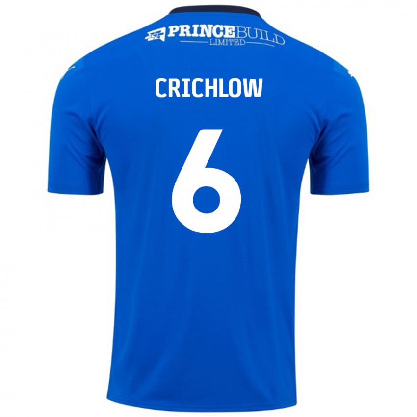 Homem Camisola Romoney Crichlow #6 Branco Azul Principal 2024/25 Camisa Brasil