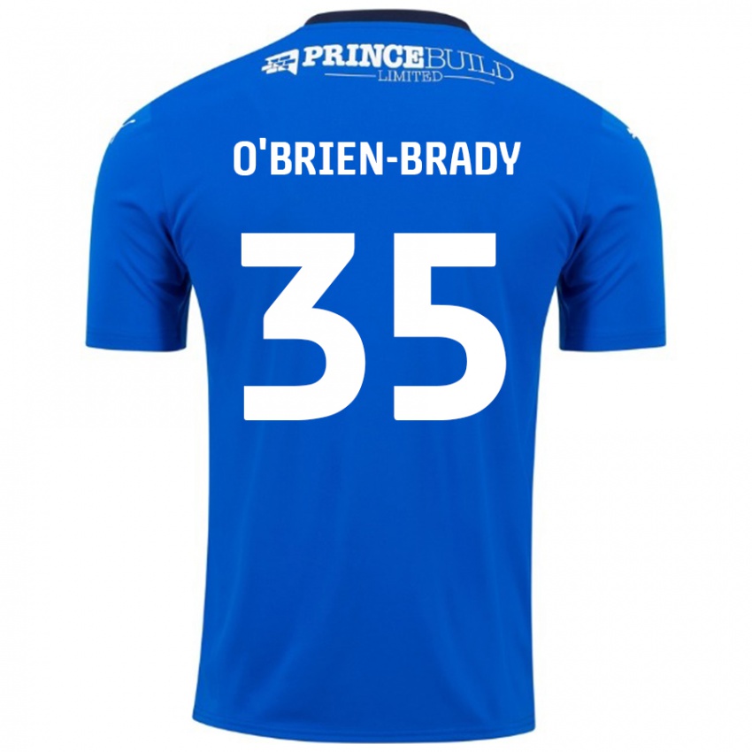 Homem Camisola Donay O'brien-Brady #35 Branco Azul Principal 2024/25 Camisa Brasil