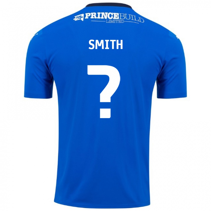 Homem Camisola Bastian Smith #0 Branco Azul Principal 2024/25 Camisa Brasil