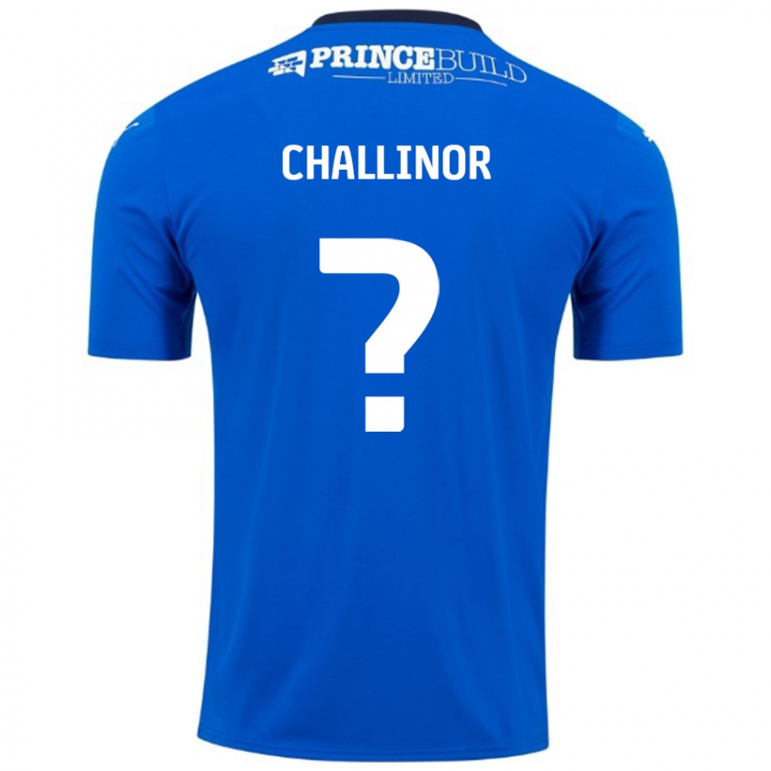 Homem Camisola Ben Challinor #0 Branco Azul Principal 2024/25 Camisa Brasil