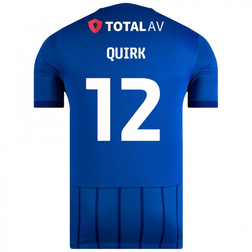 Homem Camisola Sophie Quirk #12 Azul Principal 2024/25 Camisa Brasil