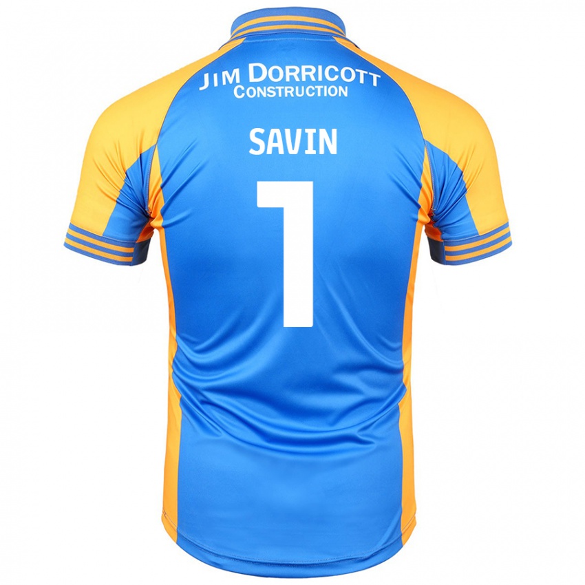 Homem Camisola Toby Savin #1 Âmbar Azul Principal 2024/25 Camisa Brasil