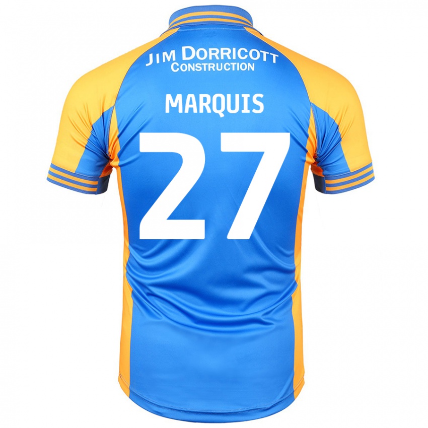 Homem Camisola John Marquis #27 Âmbar Azul Principal 2024/25 Camisa Brasil