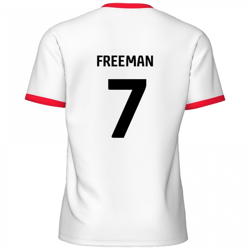 Homem Camisola Nick Freeman #7 Vermelho Branco Principal 2024/25 Camisa Brasil