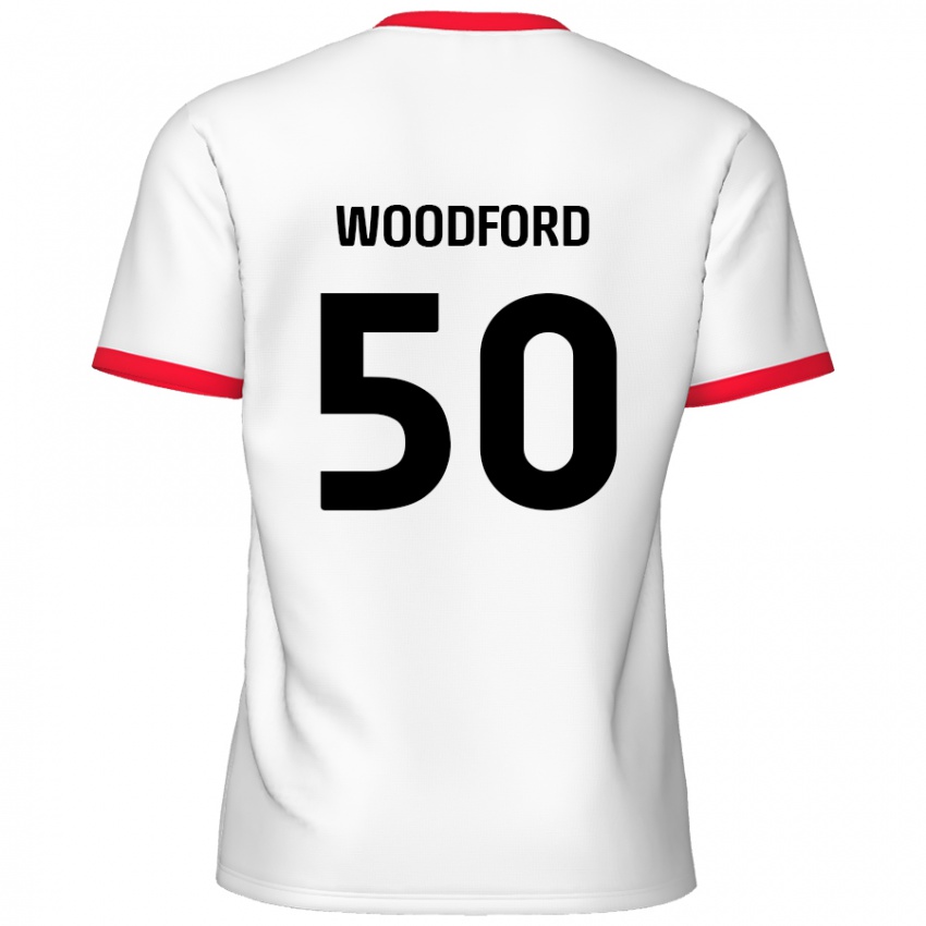 Homem Camisola Max Woodford #50 Vermelho Branco Principal 2024/25 Camisa Brasil