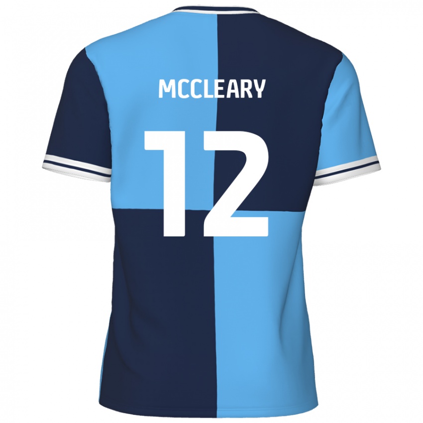 Homem Camisola Garath Mccleary #12 Azul Céu Azul Escuro Principal 2024/25 Camisa Brasil