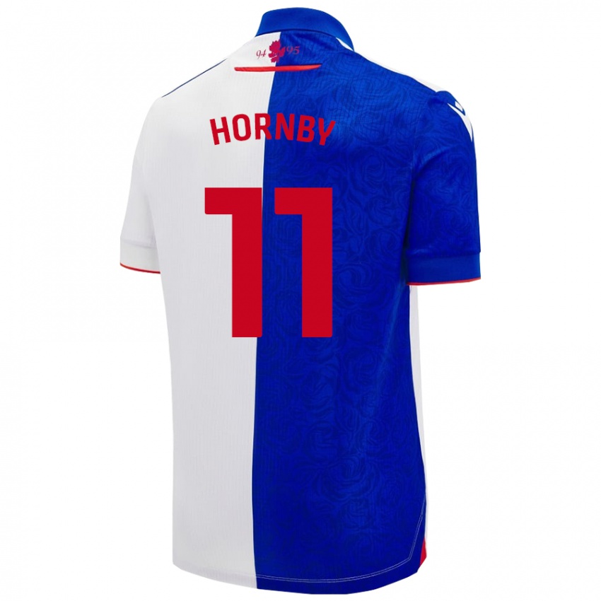 Homem Camisola Megan Hornby #11 Céu Azul Branco Principal 2024/25 Camisa Brasil