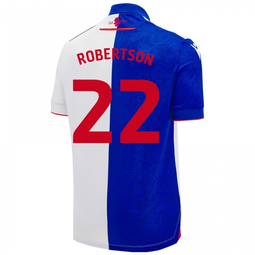 Homem Camisola Millie Robertson #22 Céu Azul Branco Principal 2024/25 Camisa Brasil