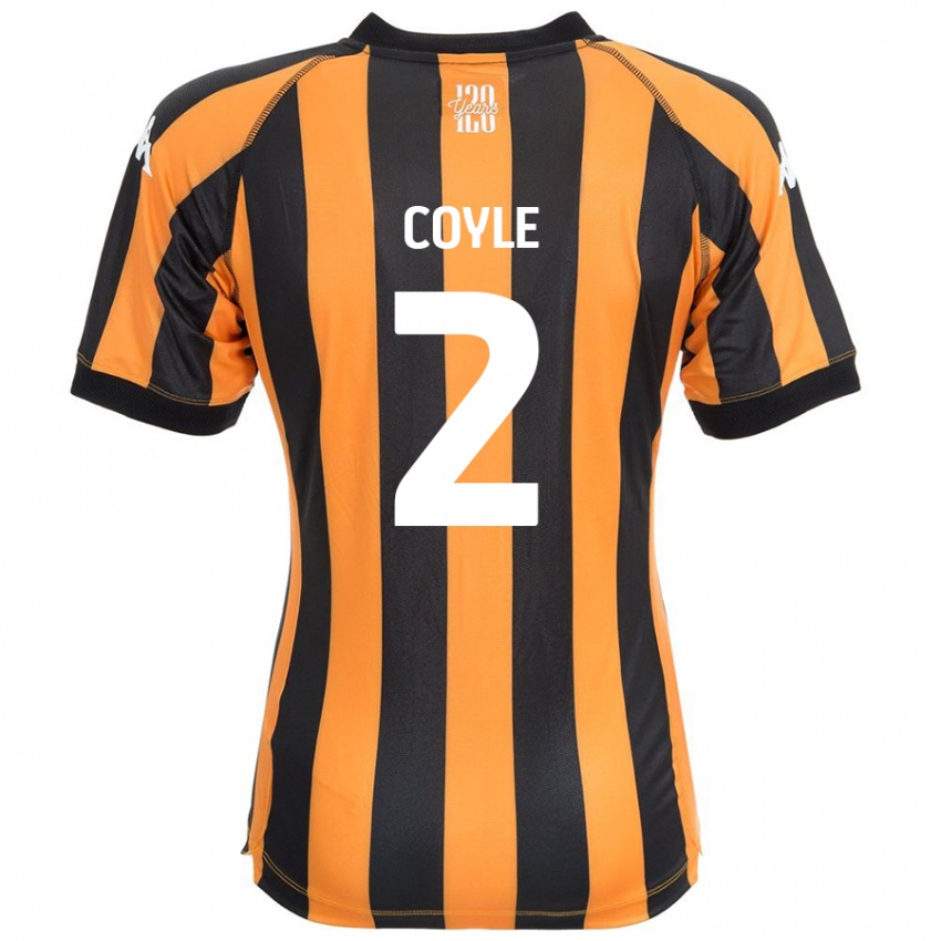 Homem Camisola Lewie Coyle #2 Âmbar Negro Principal 2024/25 Camisa Brasil