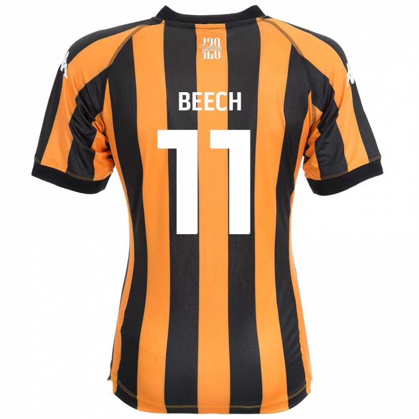 Homem Camisola Rebecca Beech #11 Âmbar Negro Principal 2024/25 Camisa Brasil