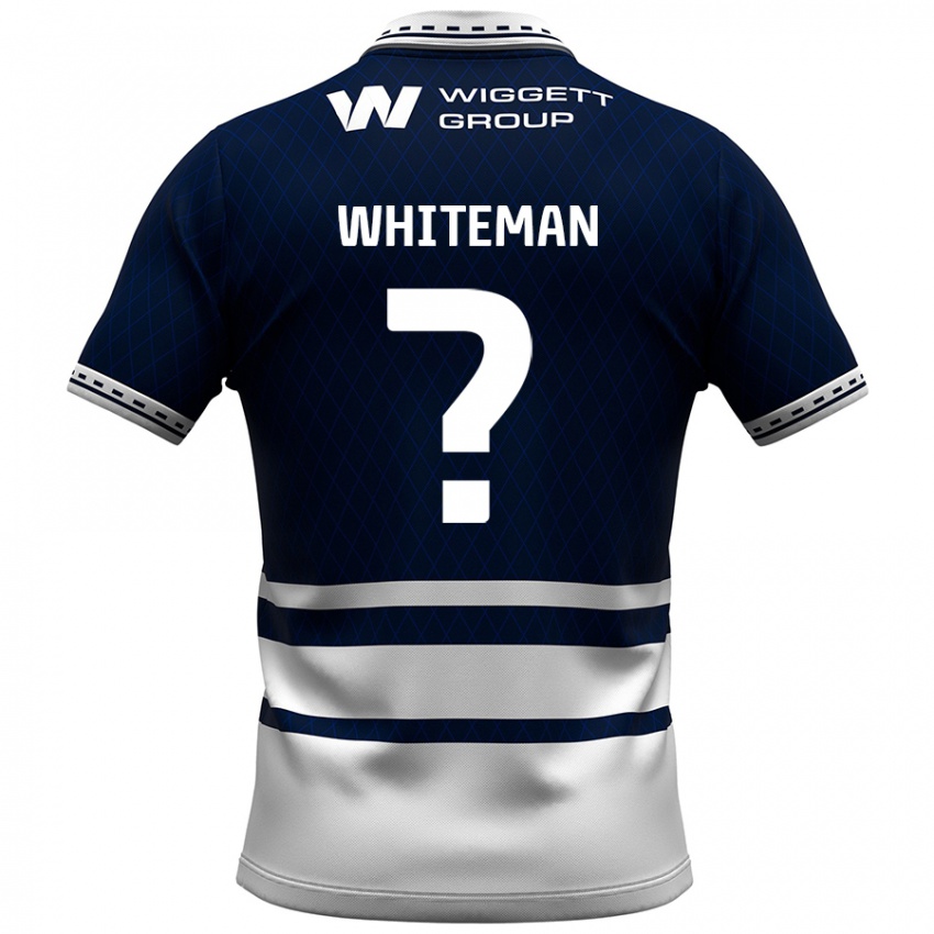 Homem Camisola Harvey Whiteman #0 Azul Marinho Branco Principal 2024/25 Camisa Brasil