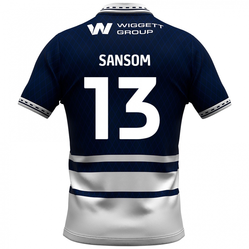 Homem Camisola Chloe Sansom #13 Azul Marinho Branco Principal 2024/25 Camisa Brasil