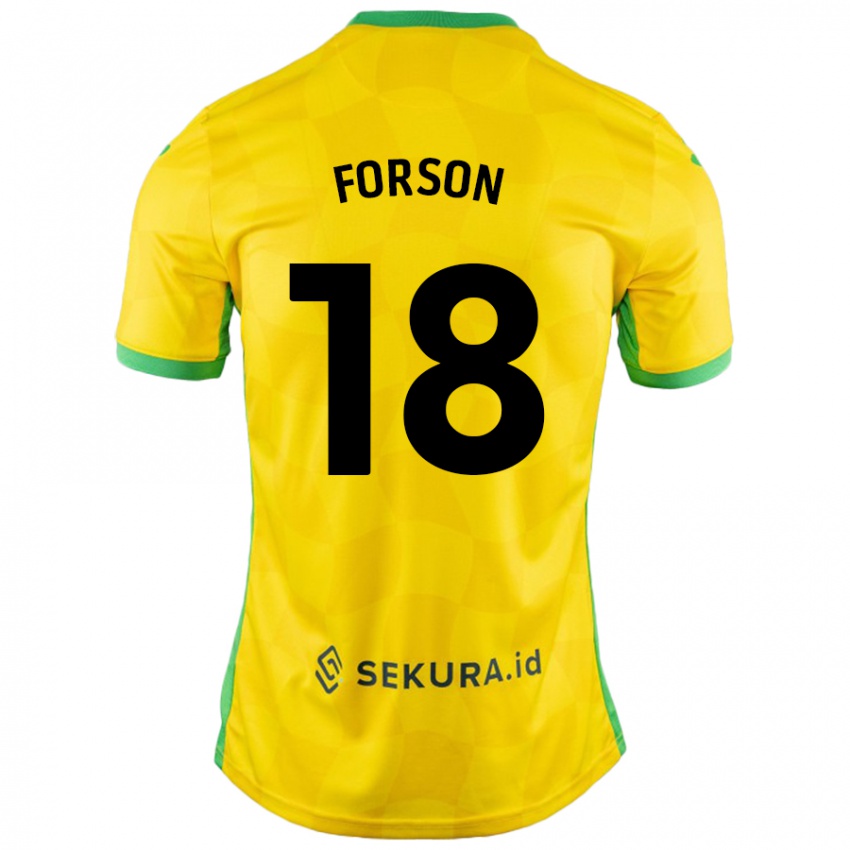 Homem Camisola Amankwah Forson #18 Verde Amarelo Principal 2024/25 Camisa Brasil