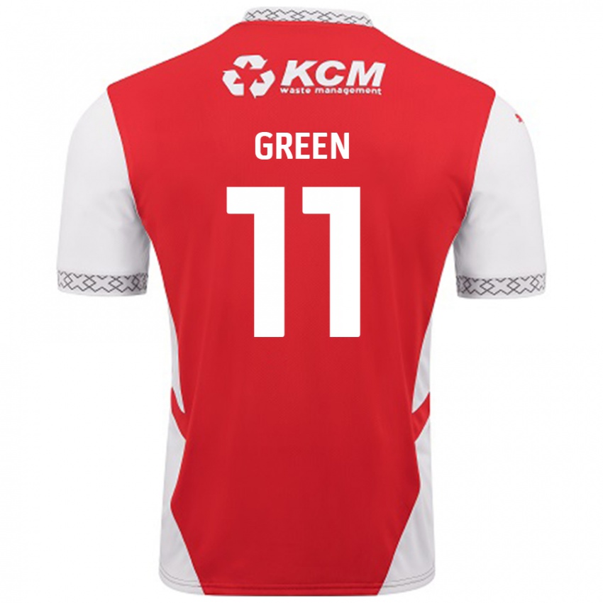 Homem Camisola Andre Green #11 Branco Vermelho Principal 2024/25 Camisa Brasil