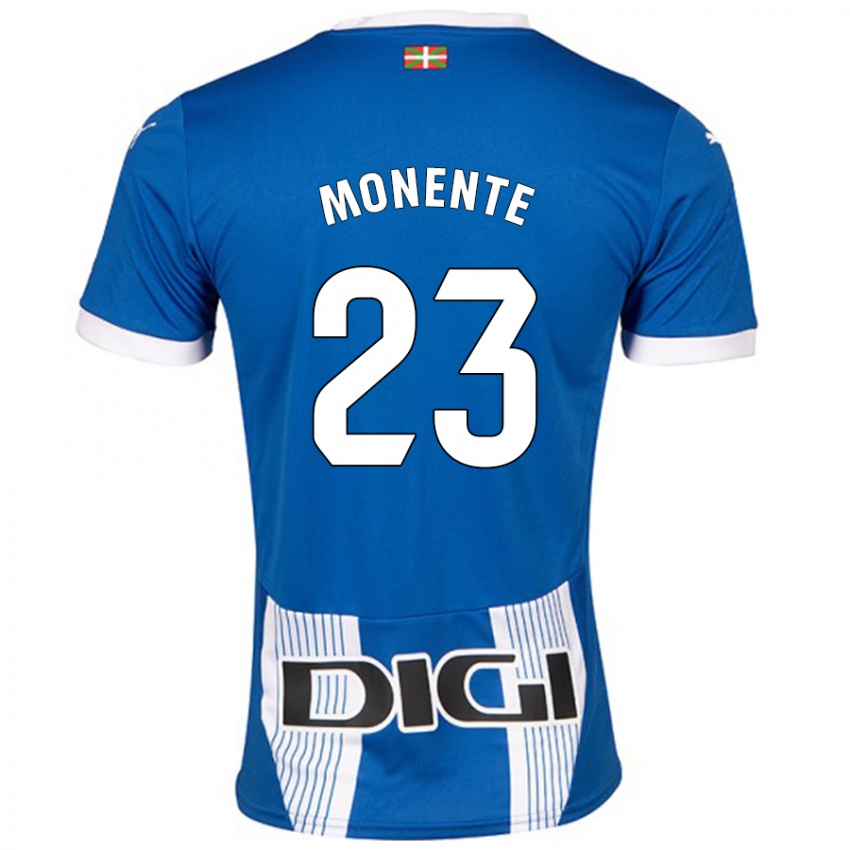 Homem Camisola Leyre Monente #23 Azul Principal 2024/25 Camisa Brasil