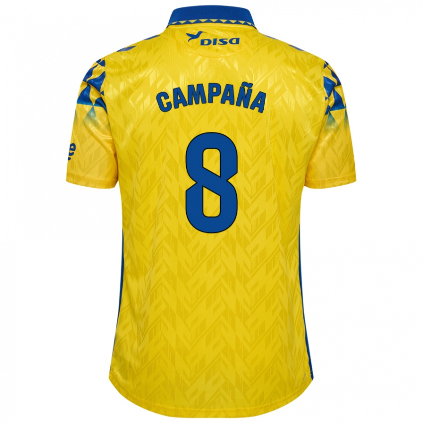 Homem Camisola José Campaña #8 Azul Amarelo Principal 2024/25 Camisa Brasil