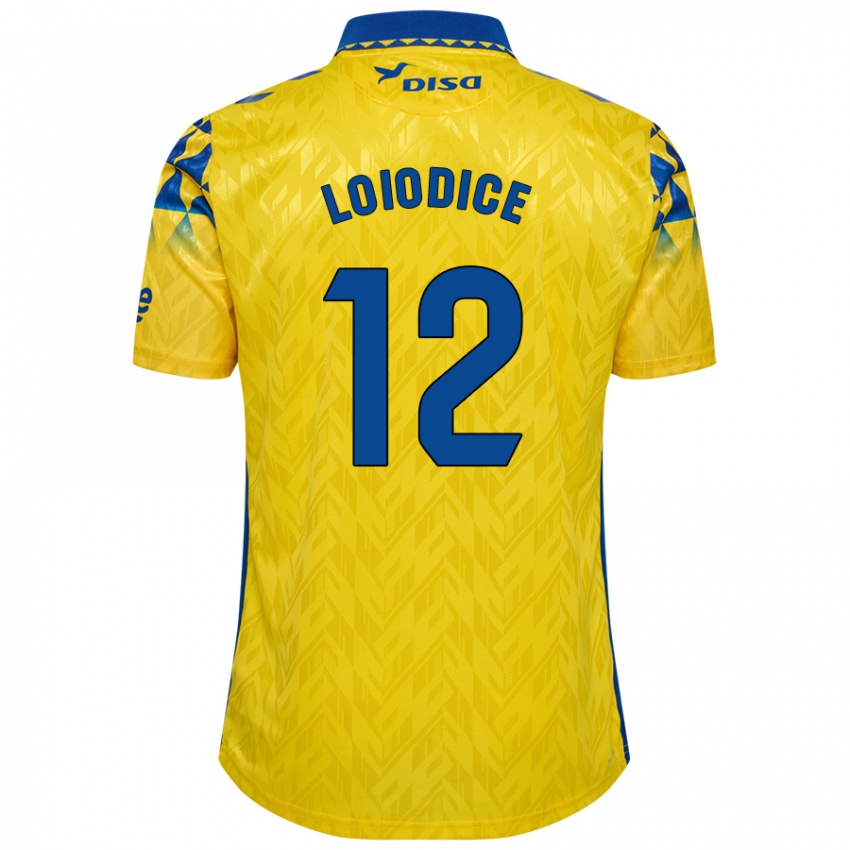 Homem Camisola Enzo Loiodice #12 Azul Amarelo Principal 2024/25 Camisa Brasil