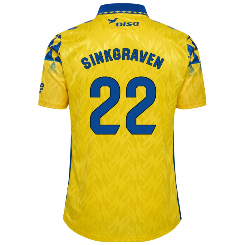 Homem Camisola Daley Sinkgraven #22 Azul Amarelo Principal 2024/25 Camisa Brasil