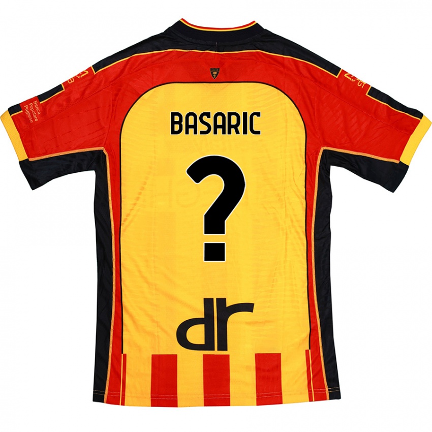 Homem Camisola Ben Basaric #0 Vermelho Amarelo Principal 2024/25 Camisa Brasil