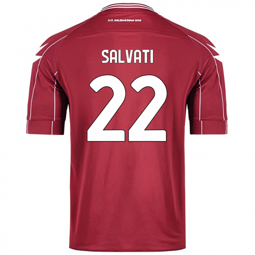 Homem Camisola Gregorio Salvati #22 Borgonha Principal 2024/25 Camisa Brasil