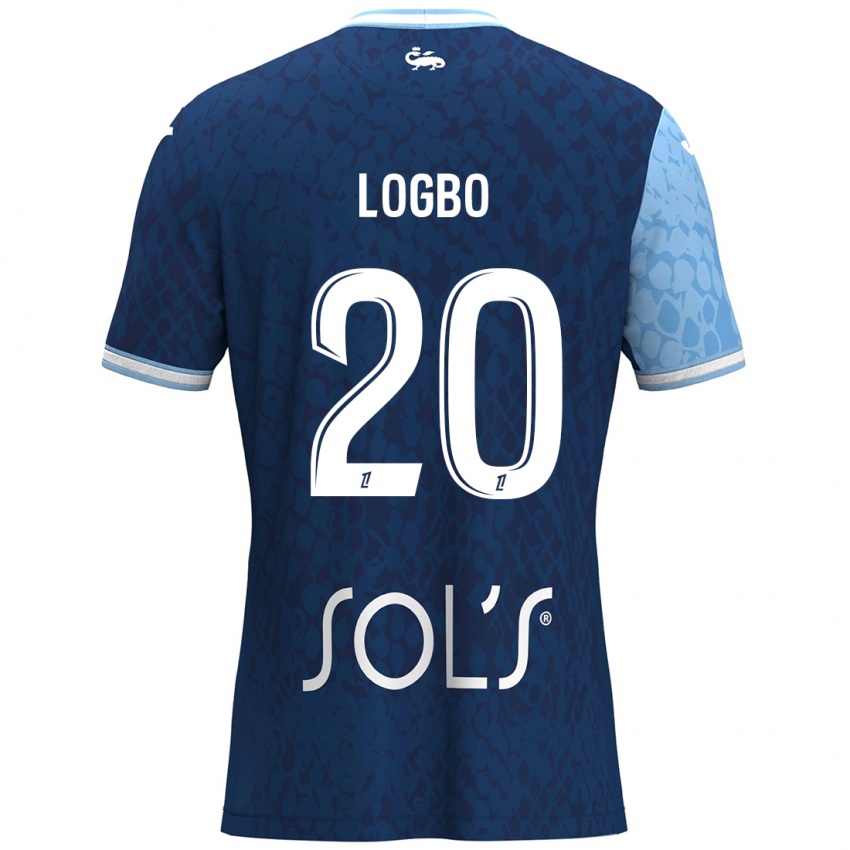 Homem Camisola Andy Logbo #20 Azul Céu Azul Escuro Principal 2024/25 Camisa Brasil