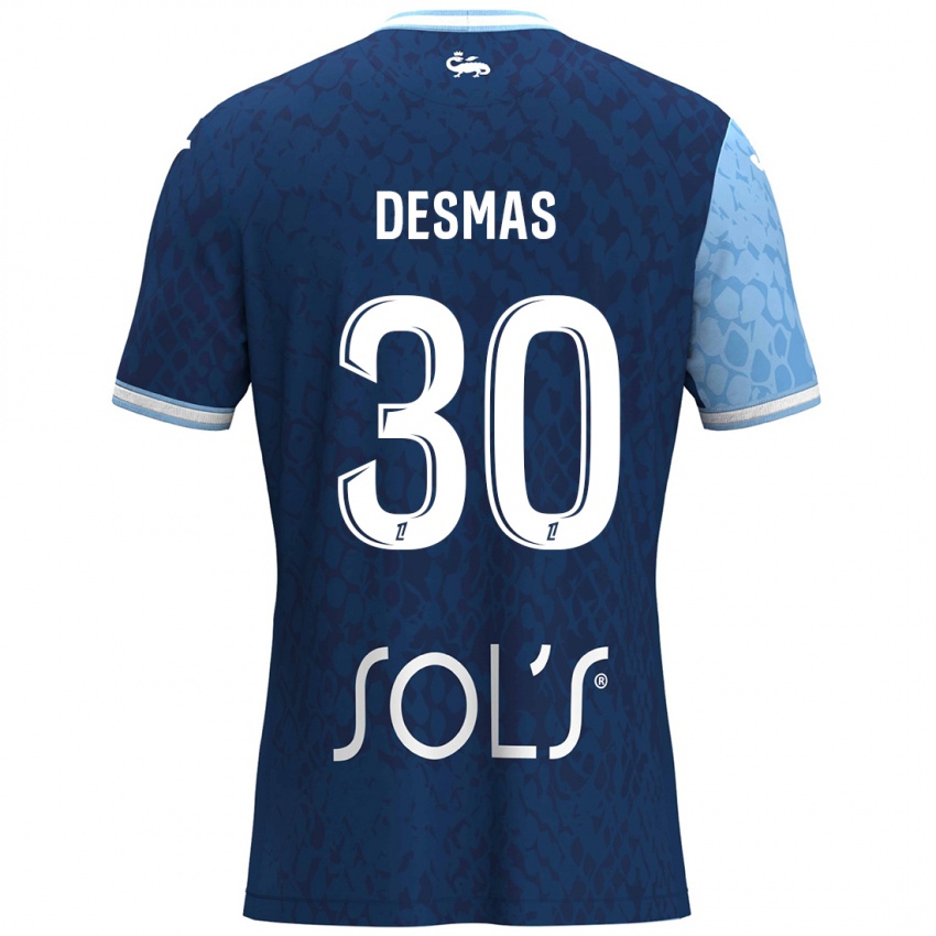 Homem Camisola Arthur Desmas #30 Azul Céu Azul Escuro Principal 2024/25 Camisa Brasil