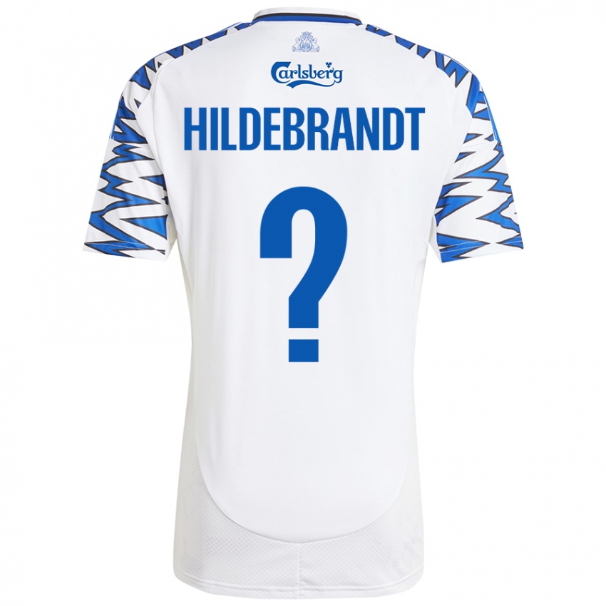 Homem Camisola Sylvester Hildebrandt #0 Céu Branco Azul Principal 2024/25 Camisa Brasil