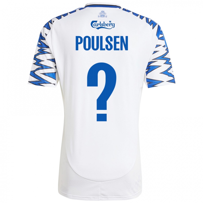 Homem Camisola Xander Poulsen #0 Céu Branco Azul Principal 2024/25 Camisa Brasil