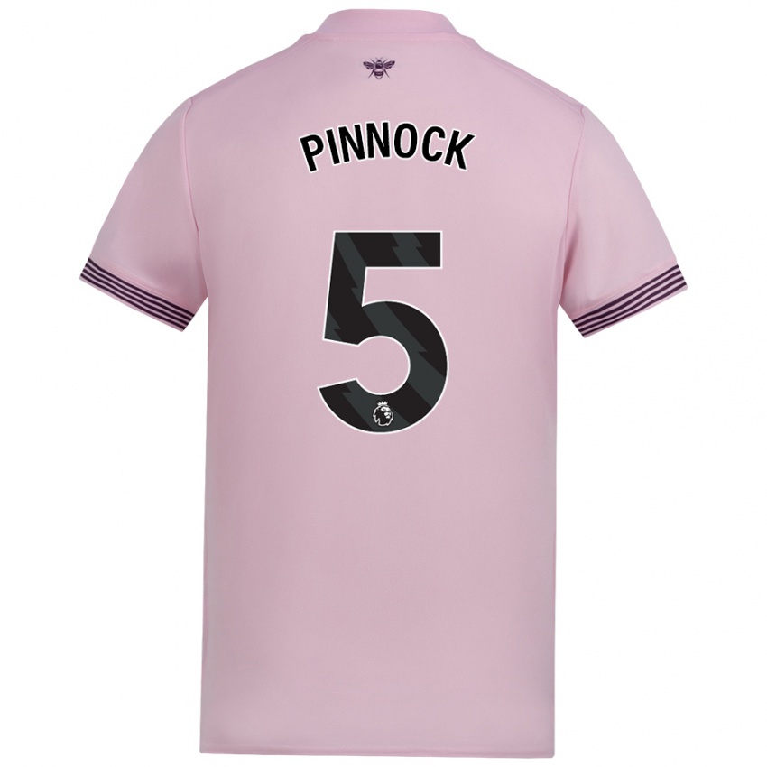 Homem Camisola Ethan Pinnock #5 Cor-De-Rosa Alternativa 2024/25 Camisa Brasil