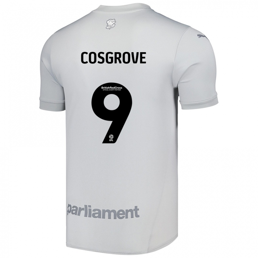 Homem Camisola Sam Cosgrove #9 Cinza Prateado Alternativa 2024/25 Camisa Brasil