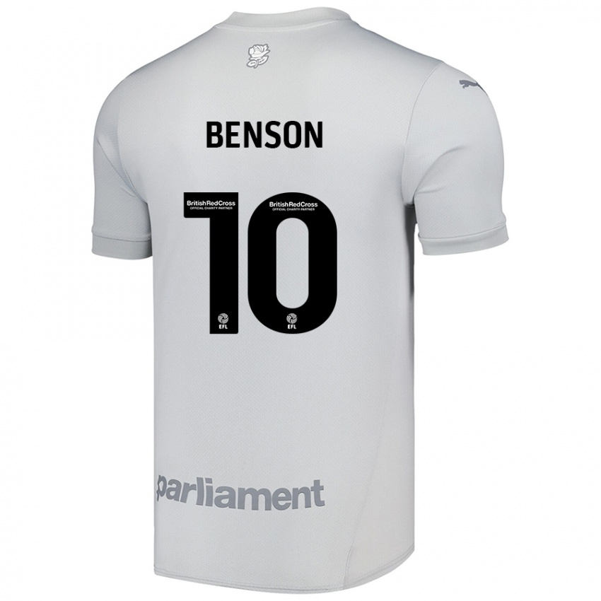 Homem Camisola Josh Benson #10 Cinza Prateado Alternativa 2024/25 Camisa Brasil