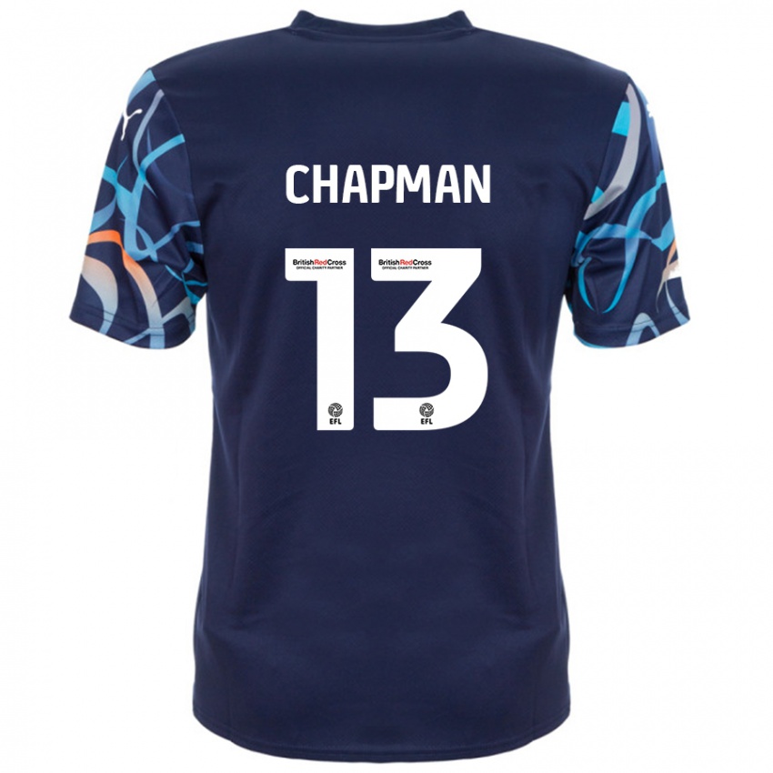 Homem Camisola Mackenzie Chapman #13 Azul Marinho Alternativa 2024/25 Camisa Brasil