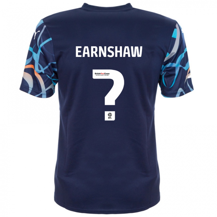 Homem Camisola Alice Earnshaw #0 Azul Marinho Alternativa 2024/25 Camisa Brasil