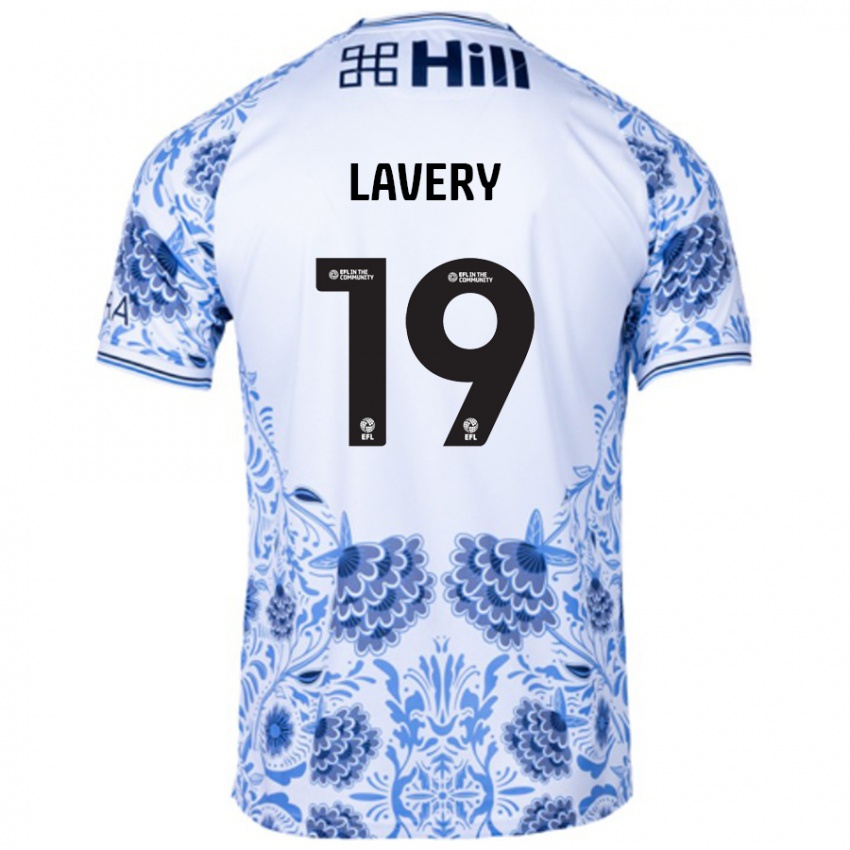 Homem Camisola Shayne Lavery #19 Azul Branco Alternativa 2024/25 Camisa Brasil