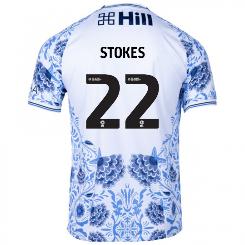 Homem Camisola Josh Stokes #22 Azul Branco Alternativa 2024/25 Camisa Brasil