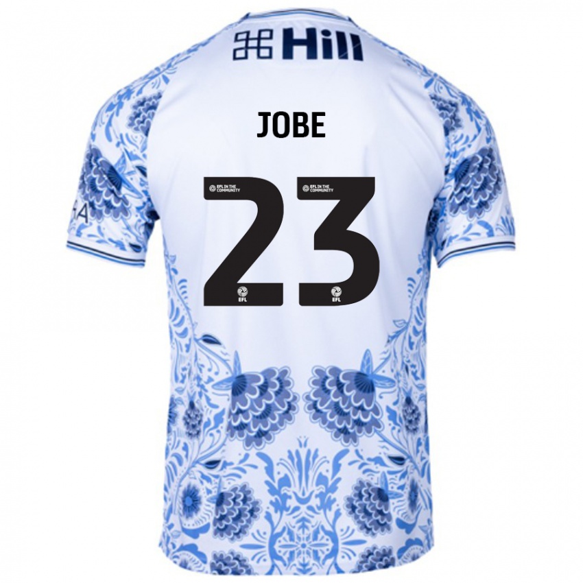 Homem Camisola Mamadou Jobe #23 Azul Branco Alternativa 2024/25 Camisa Brasil