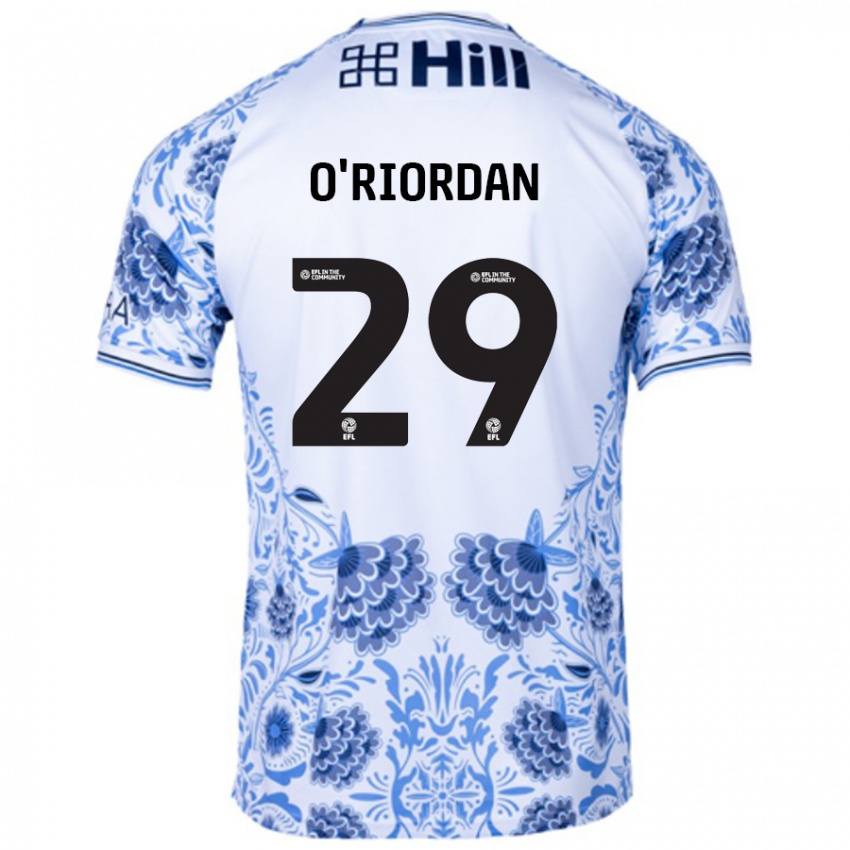 Homem Camisola Connor O'riordan #29 Azul Branco Alternativa 2024/25 Camisa Brasil