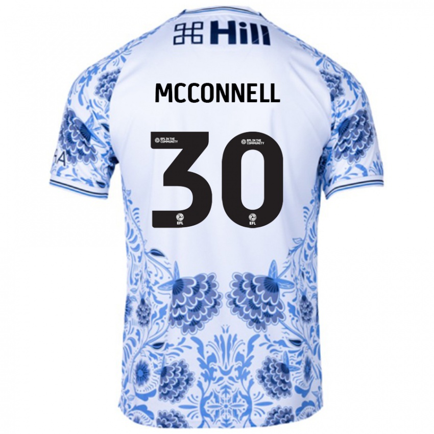 Homem Camisola Glenn Mcconnell #30 Azul Branco Alternativa 2024/25 Camisa Brasil