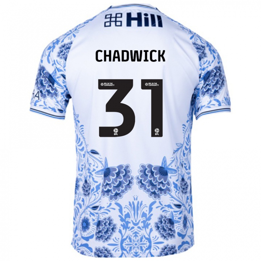 Homem Camisola Louis Chadwick #31 Azul Branco Alternativa 2024/25 Camisa Brasil