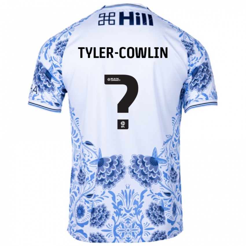 Homem Camisola Danny Tyler-Cowlin #0 Azul Branco Alternativa 2024/25 Camisa Brasil